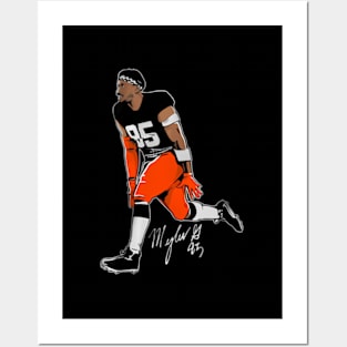 Myles Garrett Superstar Pose Posters and Art